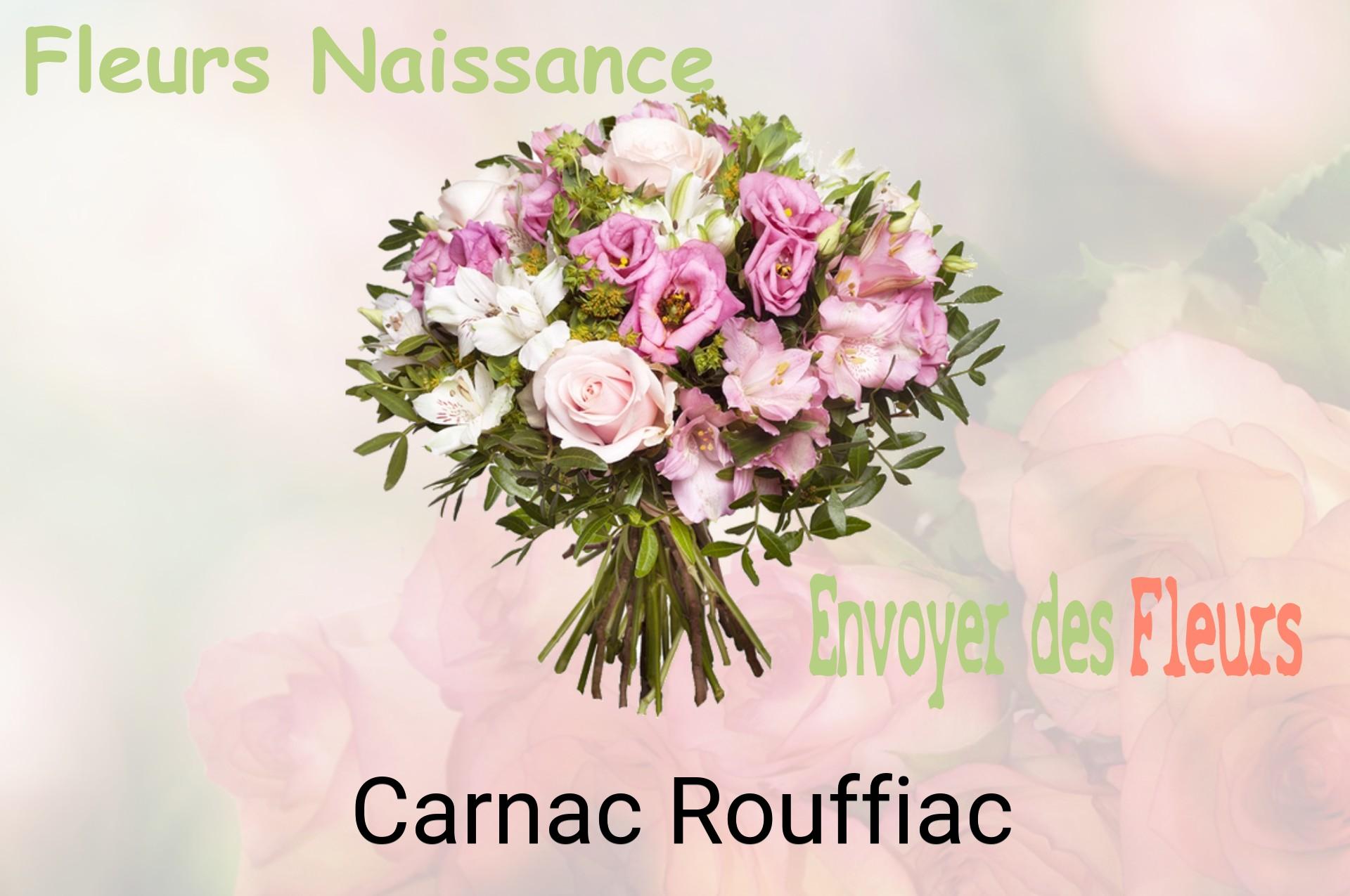 Bouquet de fleurs de naissance livré à Carnac-Rouffiac